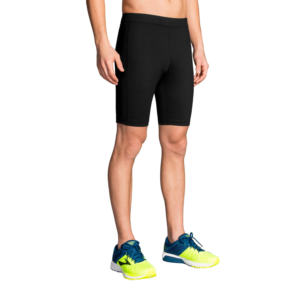 Brooks Greenlight 9" Short — Black — Size Large — Front View