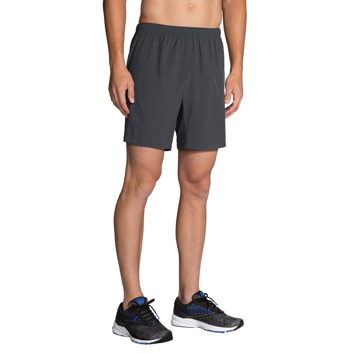 Brooks Sherpa 7" 2n1 Short — Black — Size Small — Front View