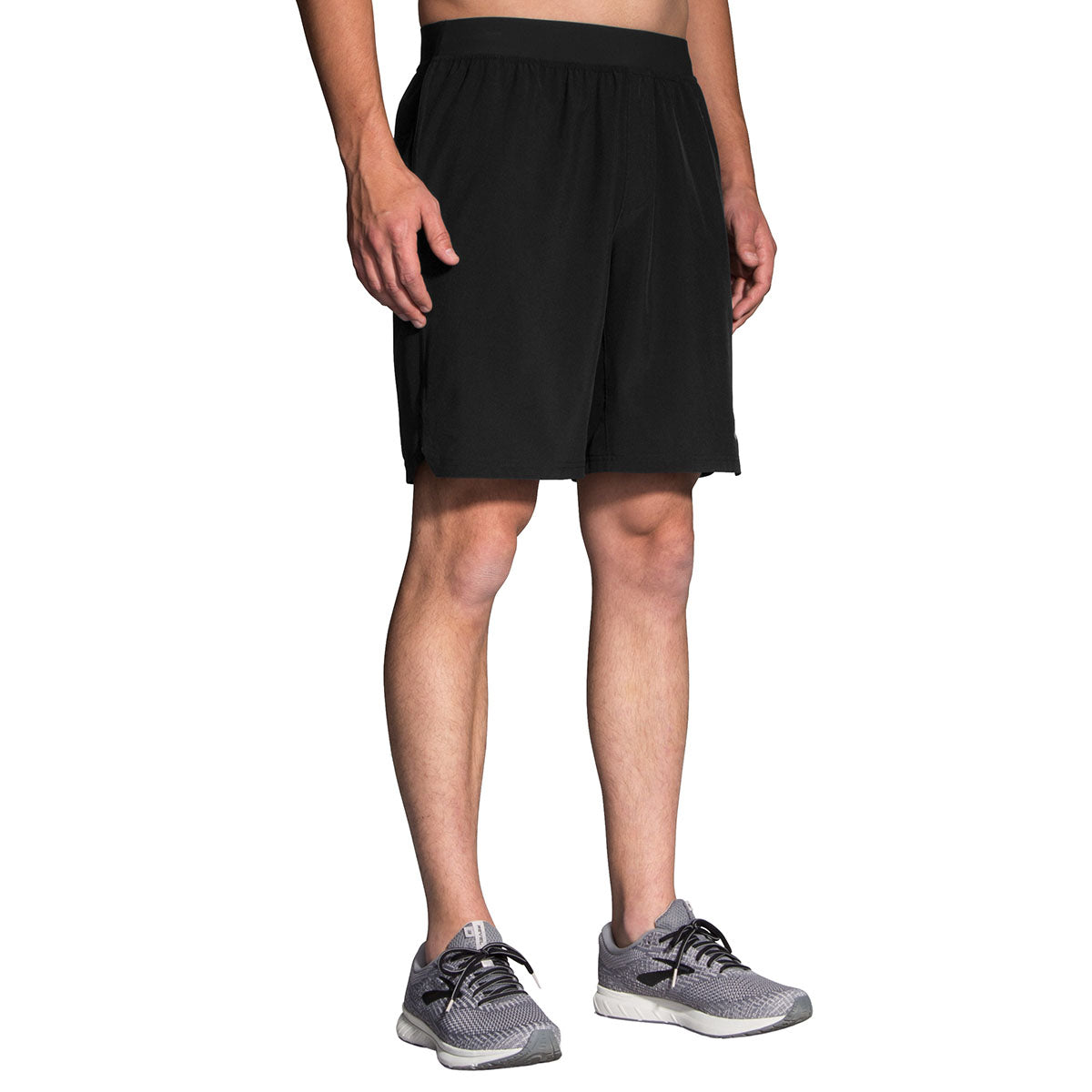 Brooks Equip 9" Short — Black — Size XXLarge — Top View