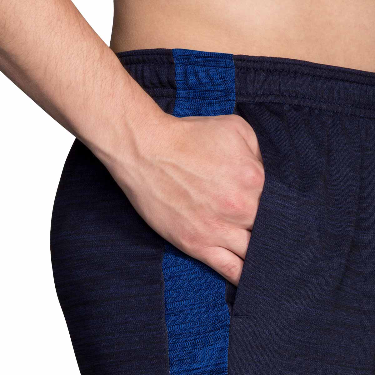 Brooks Rep 8" Short — Heather Ash - Heather Black — Size Small — Alternate View 12