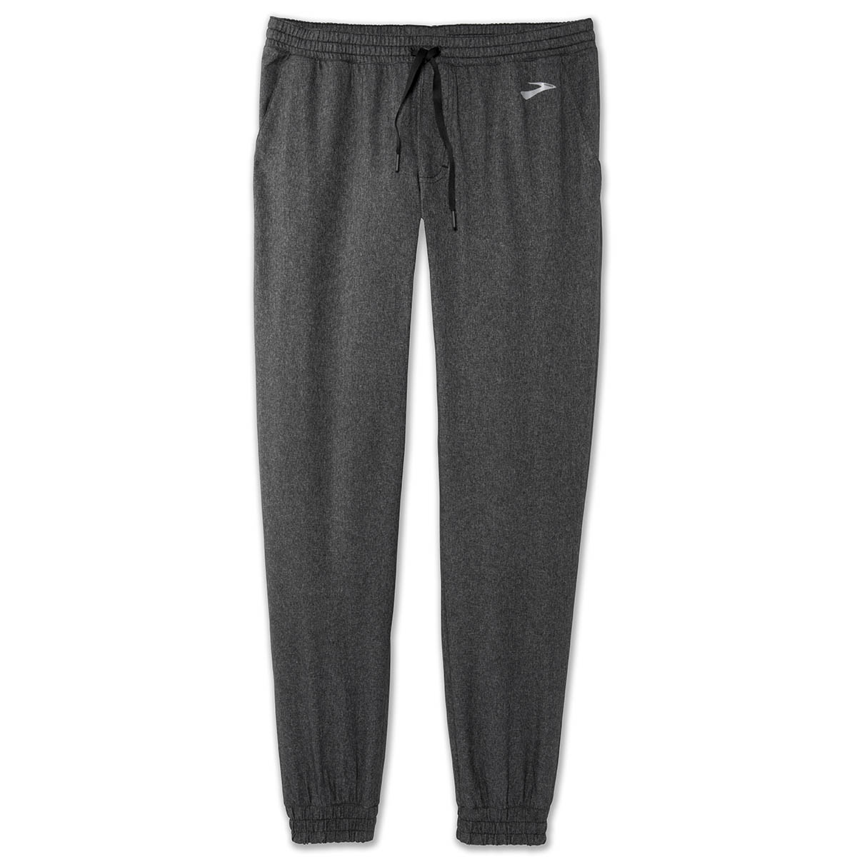 Brooks Rush Jogger — Heather Black — Size Small — Side View