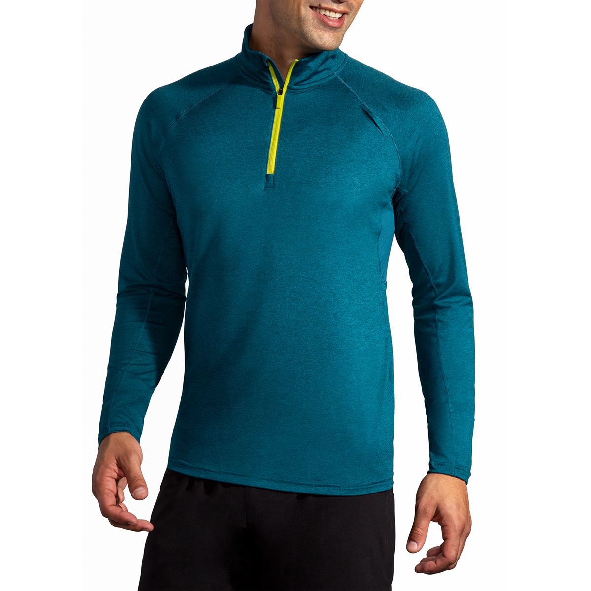 Brooks Dash 1/2 Zip — Merlot — Size XXLarge — Detail View