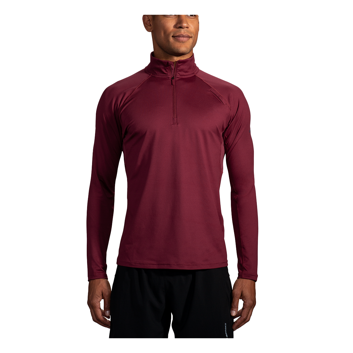 Brooks Dash 1/2 Zip — Merlot — Size XXLarge — Alternate View 14