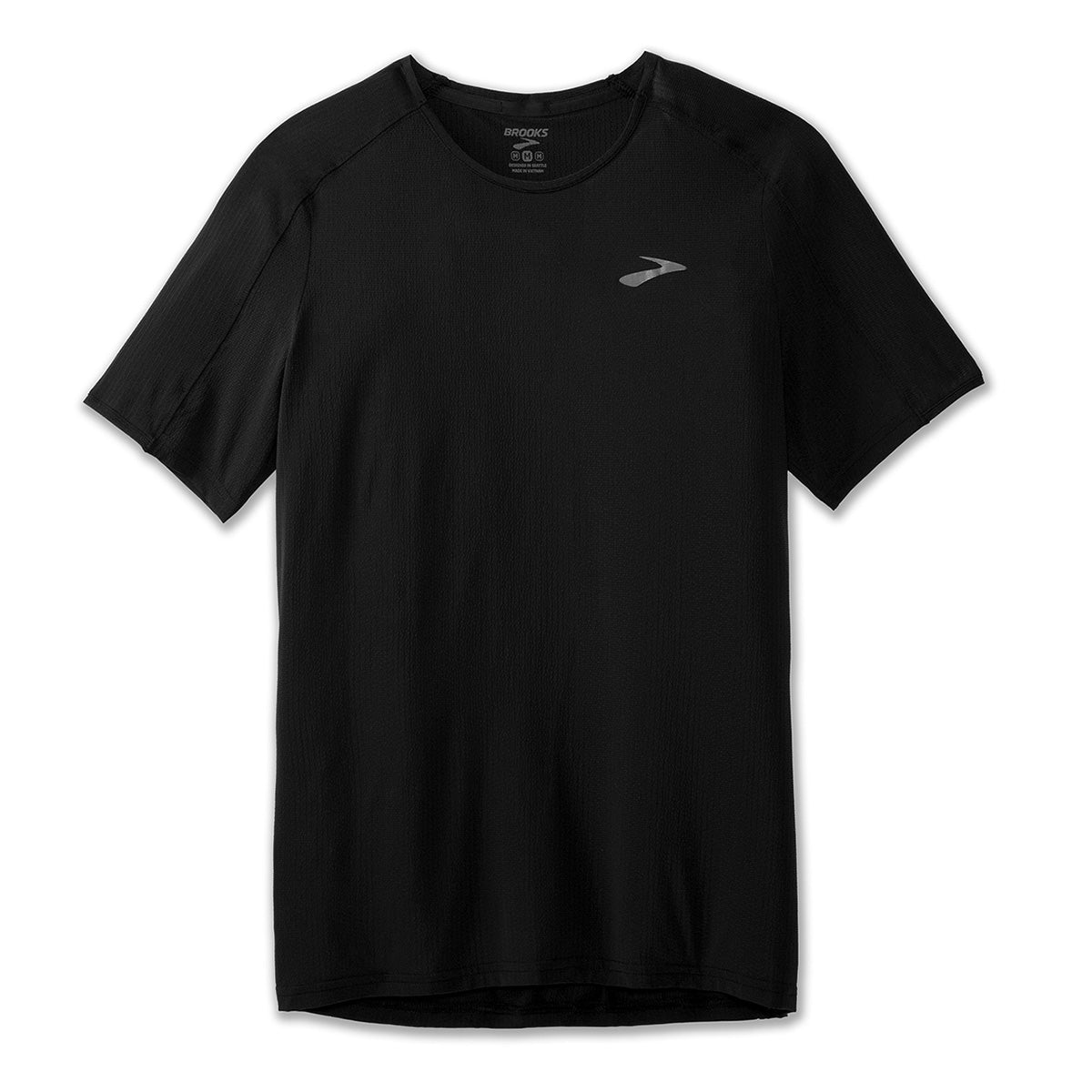 Brooks Atmosphere Shortsleeve — Dark Oyster - Icy Grey — Size 40B — Top View