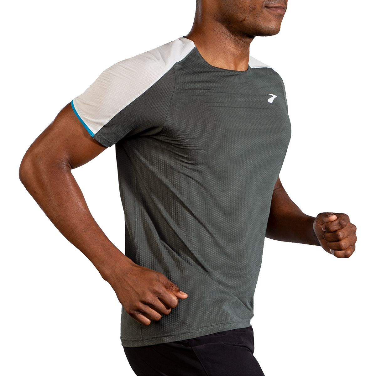 Brooks Atmosphere Shortsleeve — Dark Oyster - Icy Grey — Size 40B — Alternate View 7