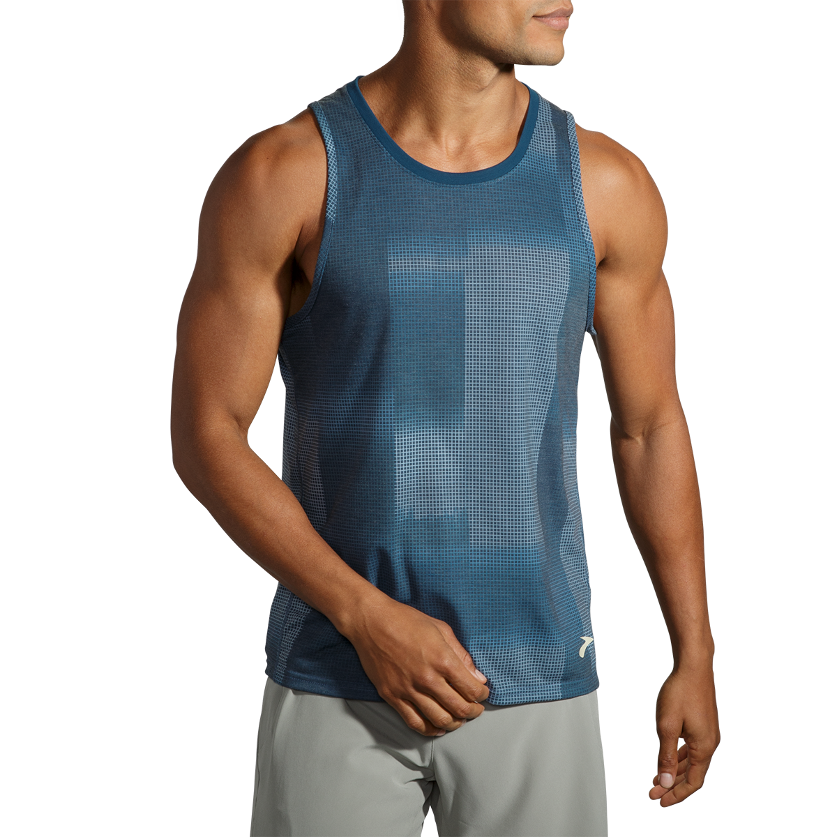 Brooks Distance Graphic Tank — Freedom To Be You — Size Small — Front View