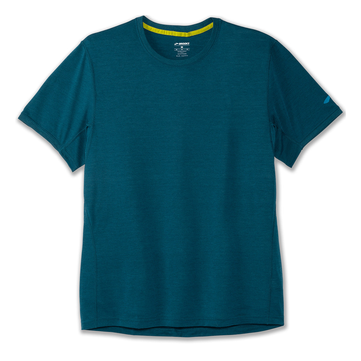 Brooks Distance Shortsleeve — Heather Ash — Size XSmall — Lifestyle View
