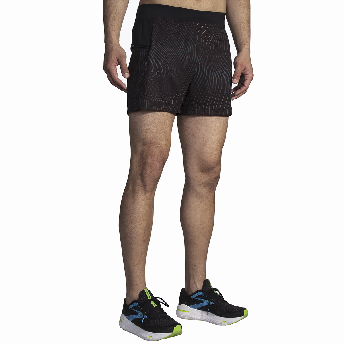 Brooks Sherpa 5" 2-in-1 Short — Black — Size Small — Alternate View 35