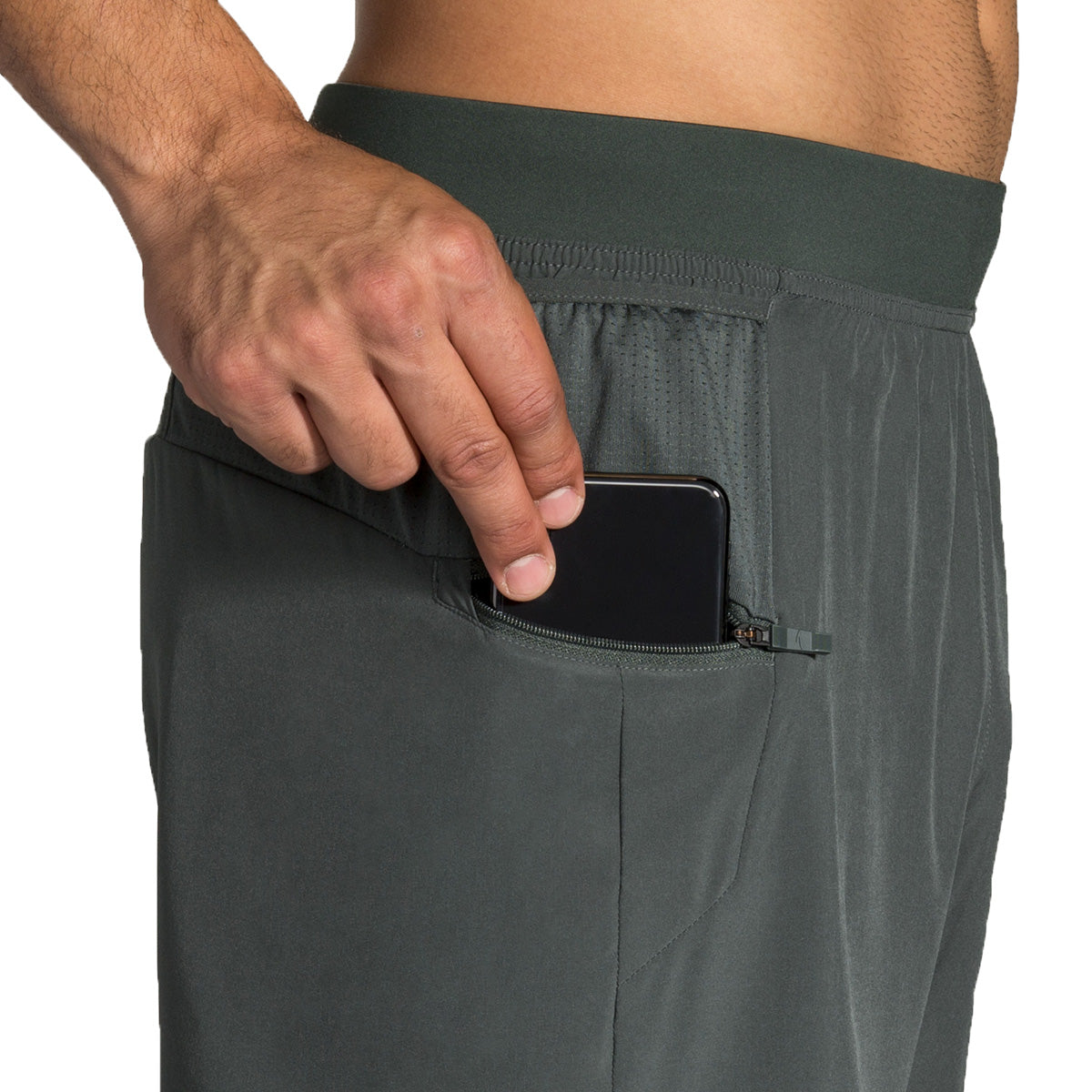Brooks Sherpa 5" 2-in-1 Short — Black — Size Small — Alternate View 7