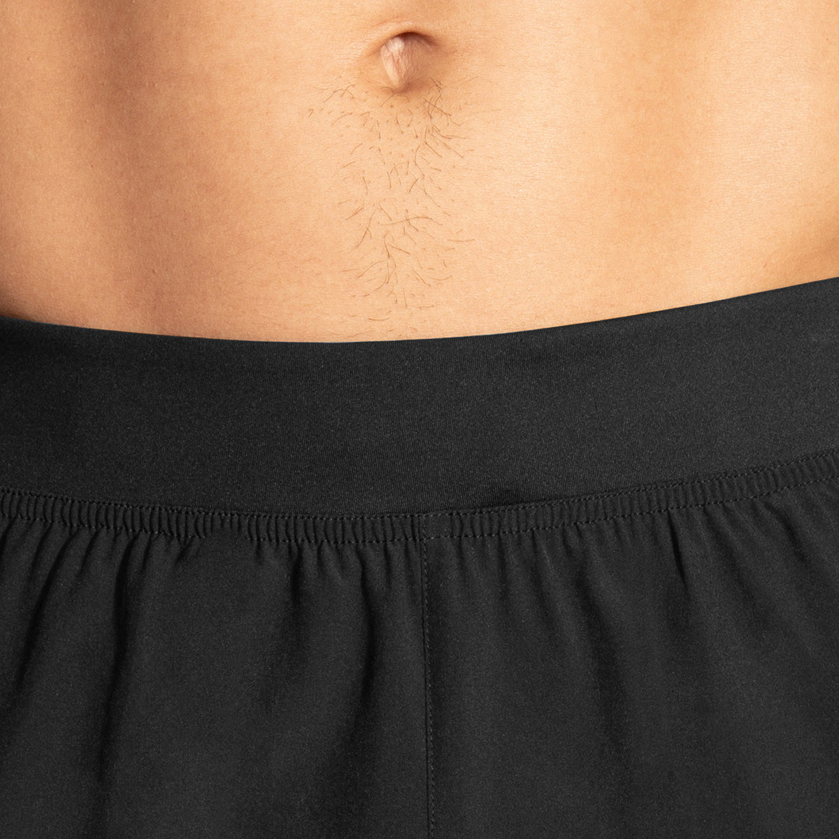Brooks Sherpa 5" Short — Black — Size Small — Top View