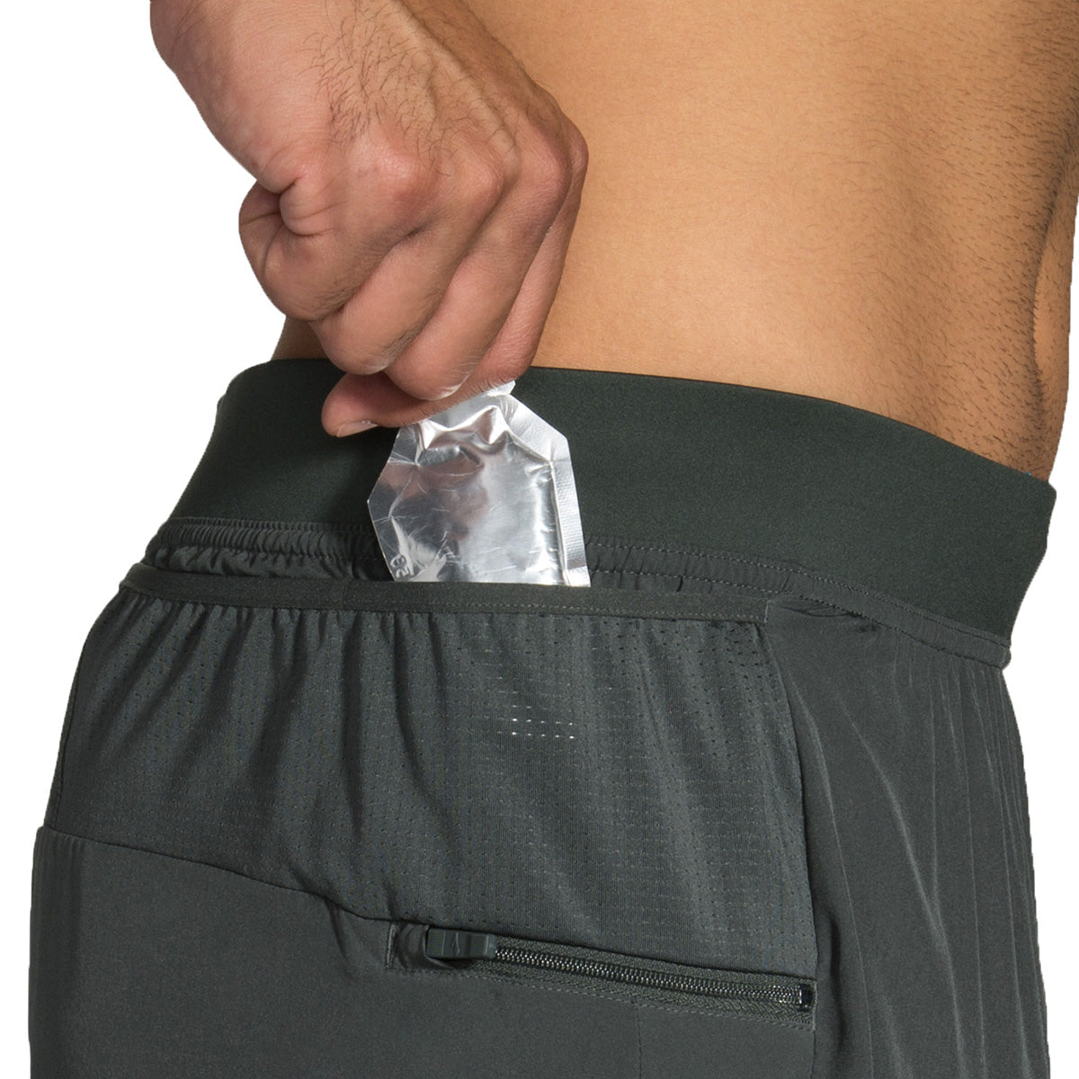 Brooks Sherpa 7" 2-in-1 Short — Black — Size Small — Alternate View 33