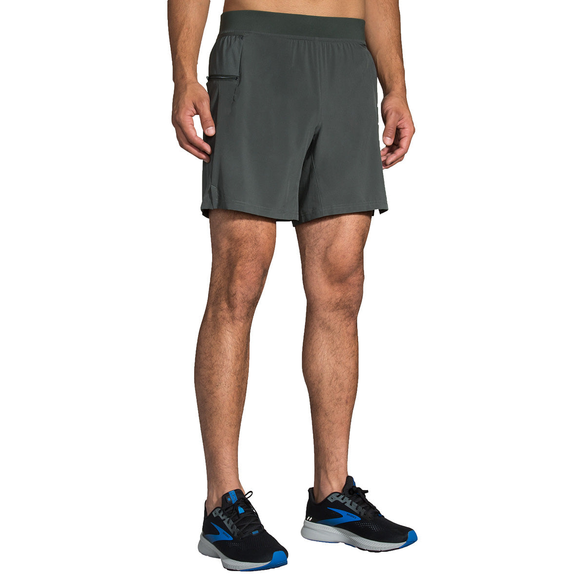 Brooks Sherpa 7" 2-in-1 Short — Black — Size Small — Alternate View 30