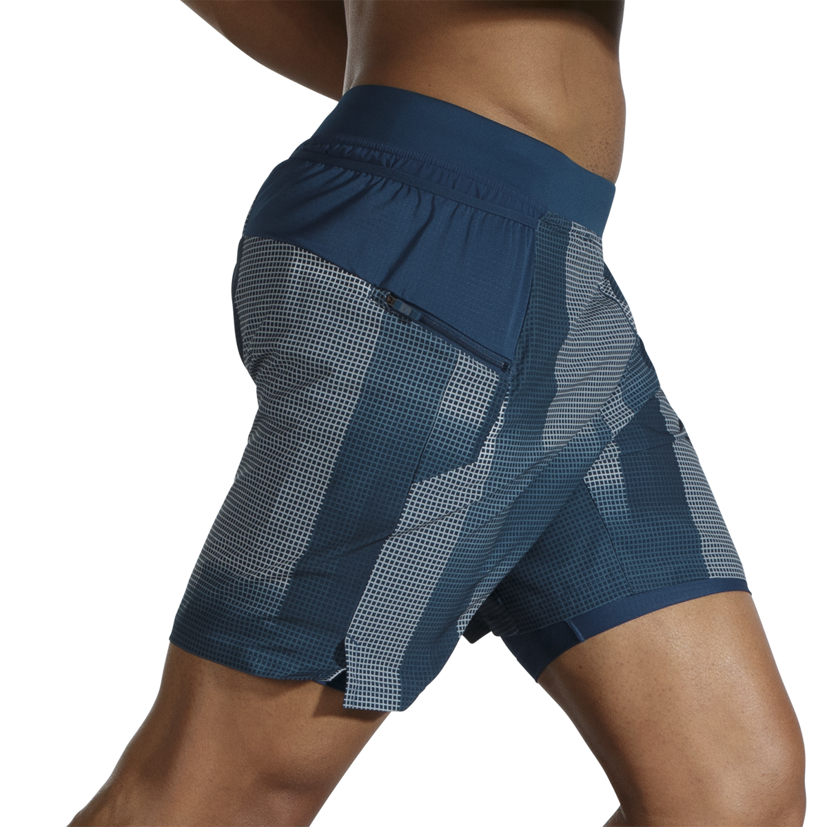 Brooks Sherpa 7" 2-in-1 Short — Black — Size Small — Alternate View 50