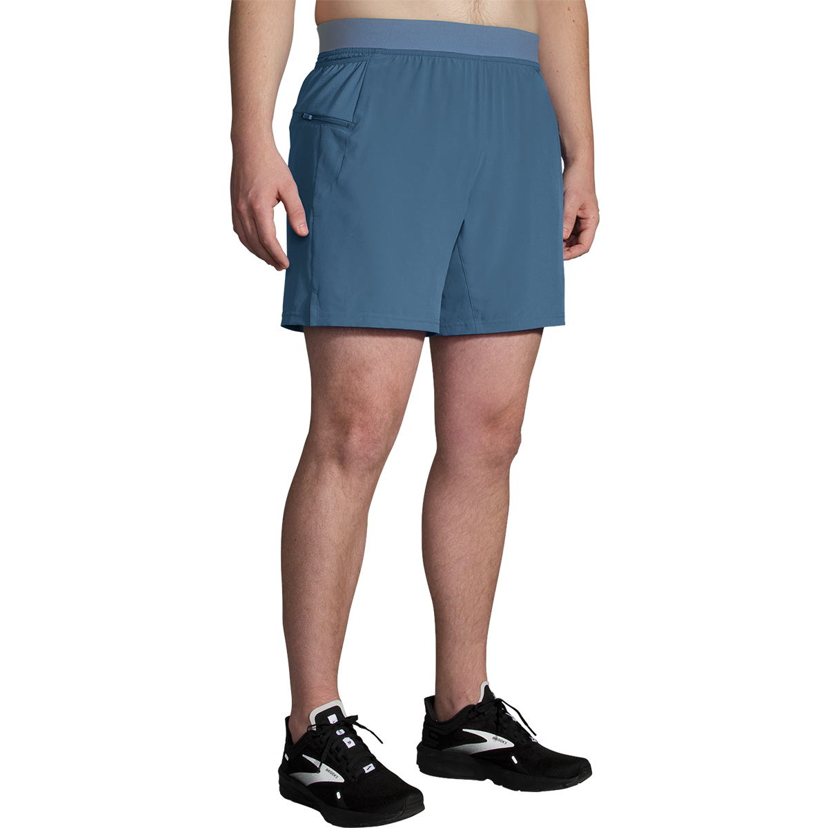 Brooks Sherpa 7" 2-in-1 Short — Black — Size Small — Alternate View 34