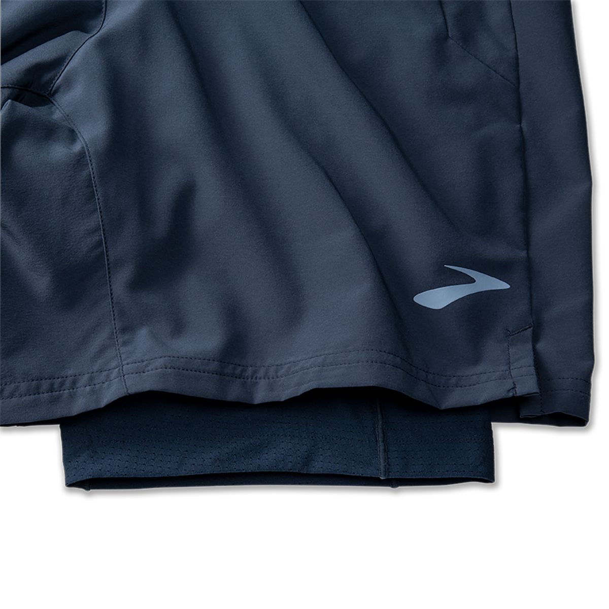 Brooks Sherpa 7" 2-in-1 Short — Black — Size Small — Alternate View 101