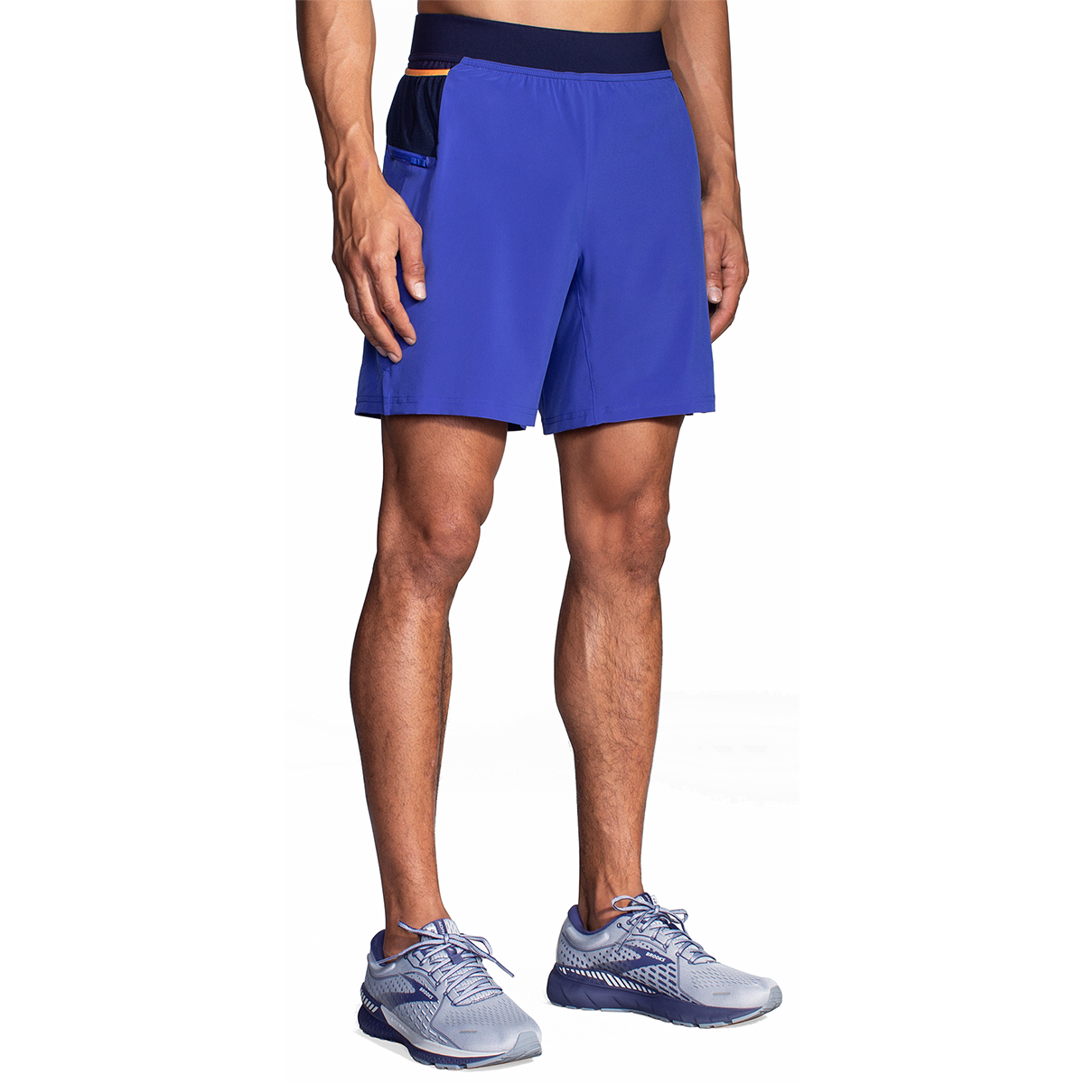 Brooks Sherpa 7" 2-in-1 Short — Black — Size Small — Alternate View 9