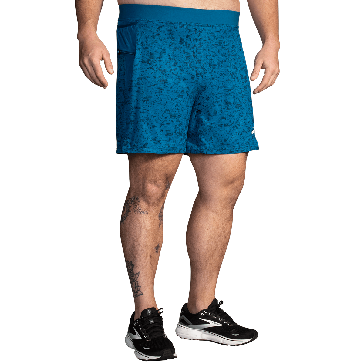 Brooks Sherpa 7" 2-in-1 Short — Black — Size Small — Alternate View 27
