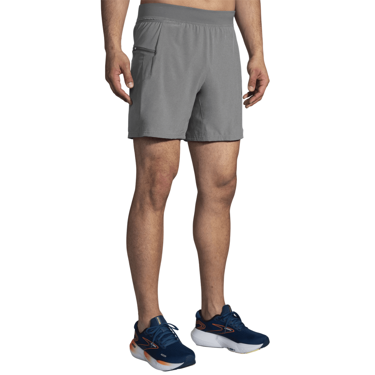 Brooks Sherpa 7" 2-in-1 Short — Black — Size Small — Alternate View 46
