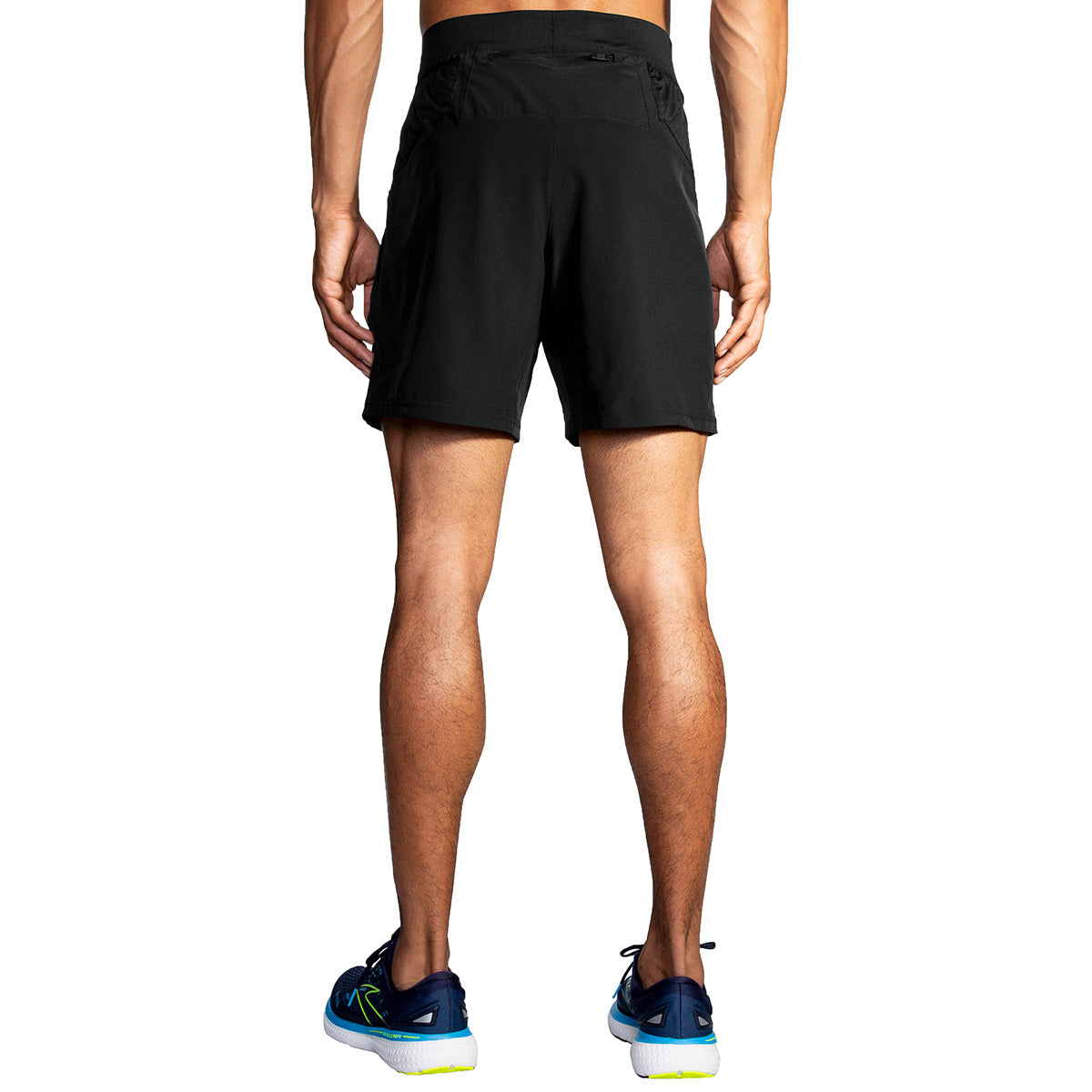 Brooks Sherpa 7" Short — Black — Size Medium — Side View