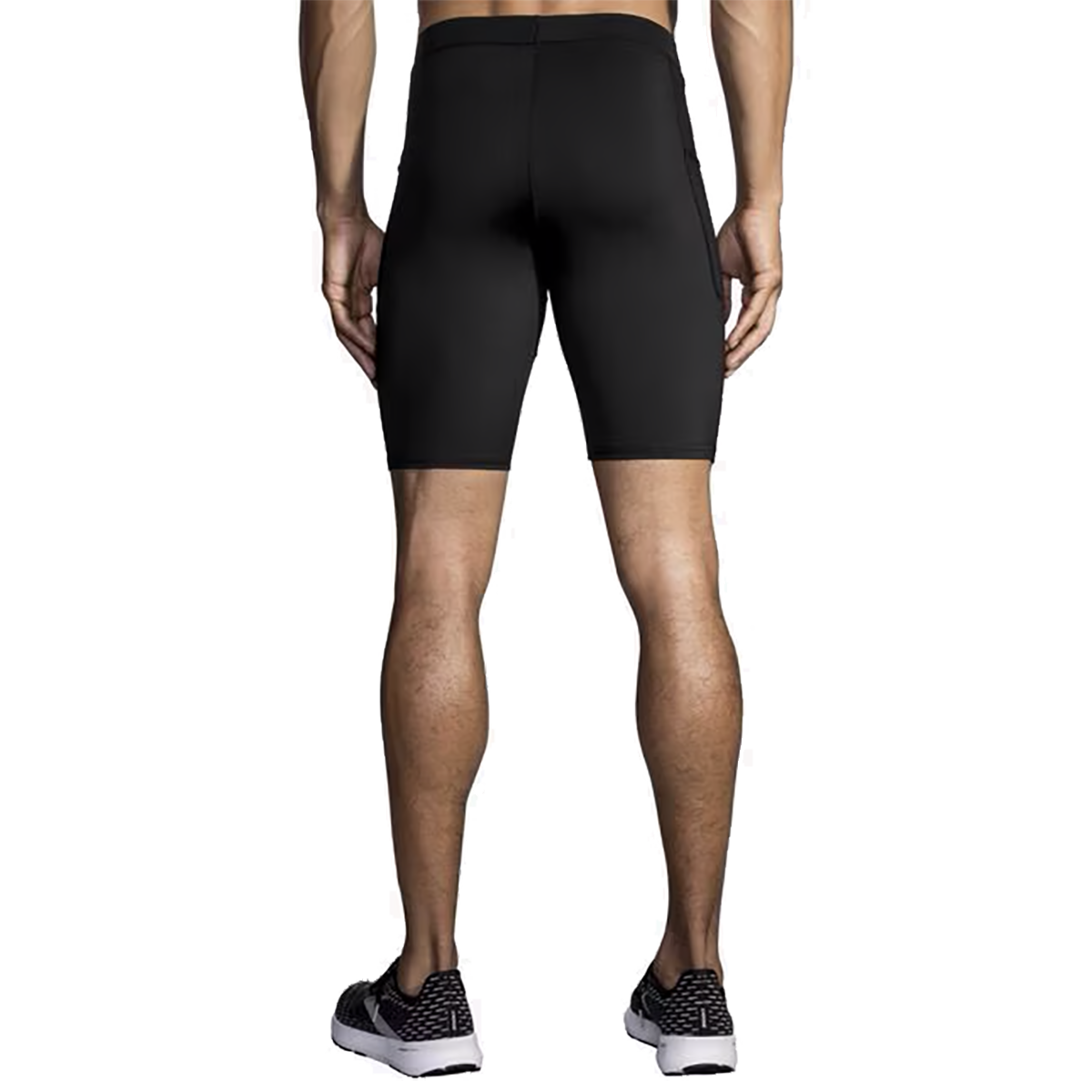 Brooks Source 9" Short — Black — Size Small — Lifestyle View