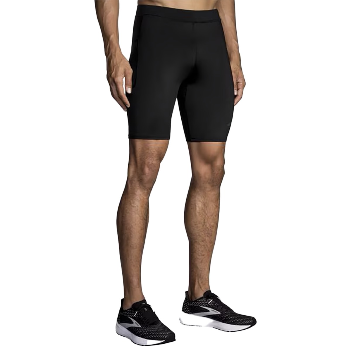 Brooks Source 9" Short — Black — Size Small — Front View