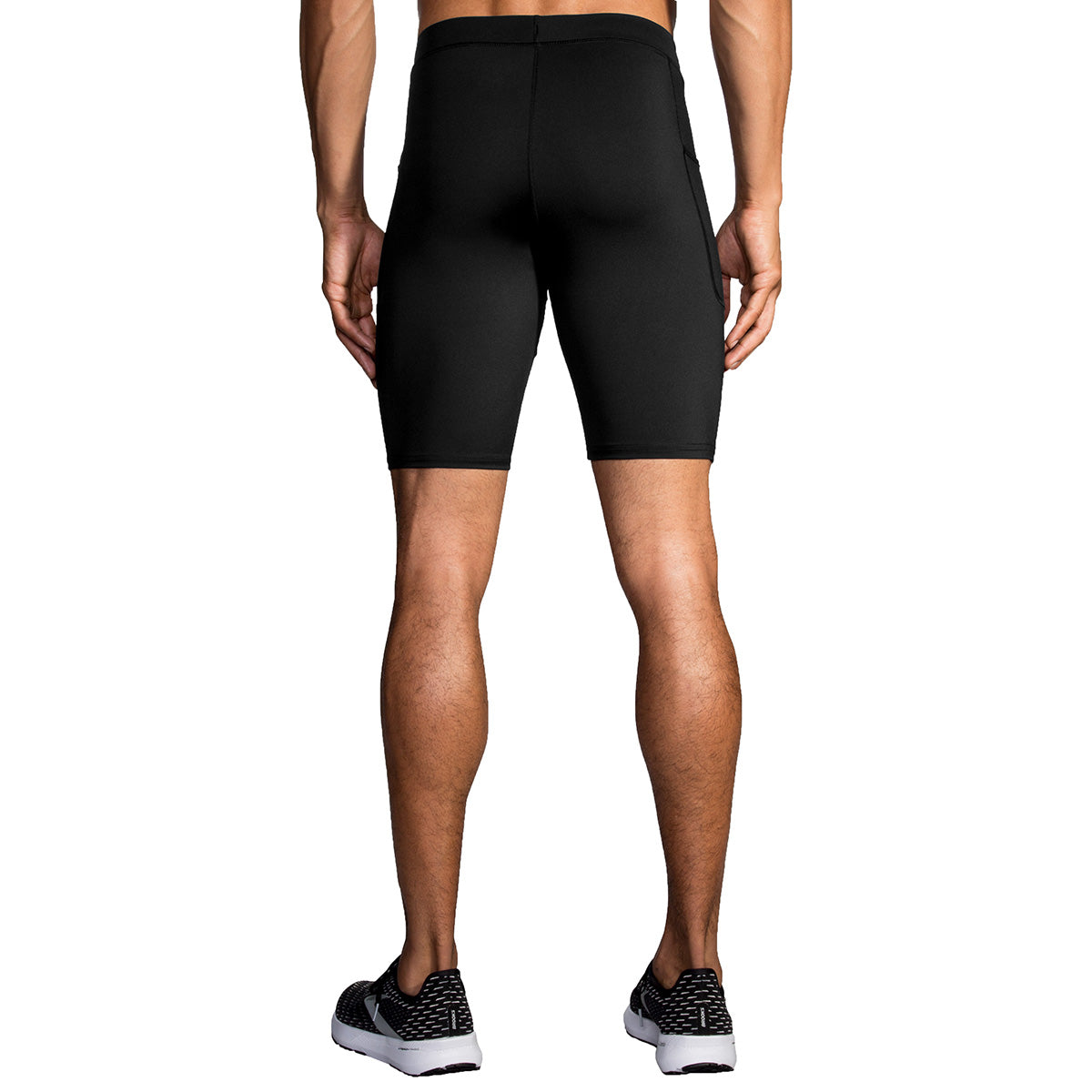 Brooks Source 9" Short — Black — Size Small — Side View