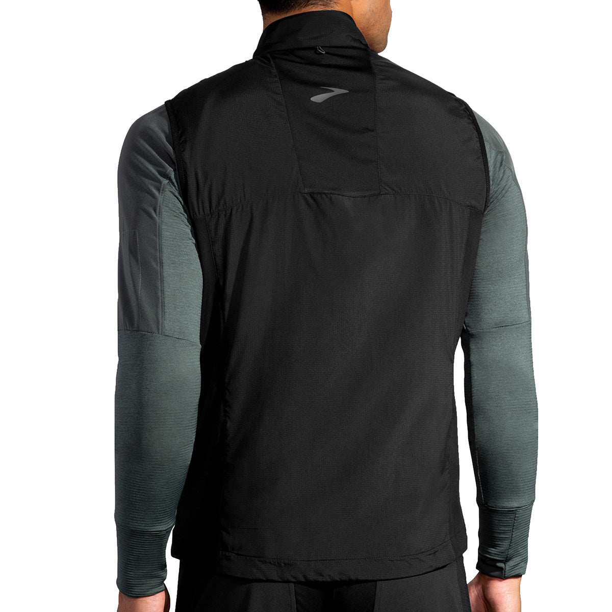 Brooks Shield Hybrid Vest — Black — Size Small — Side View