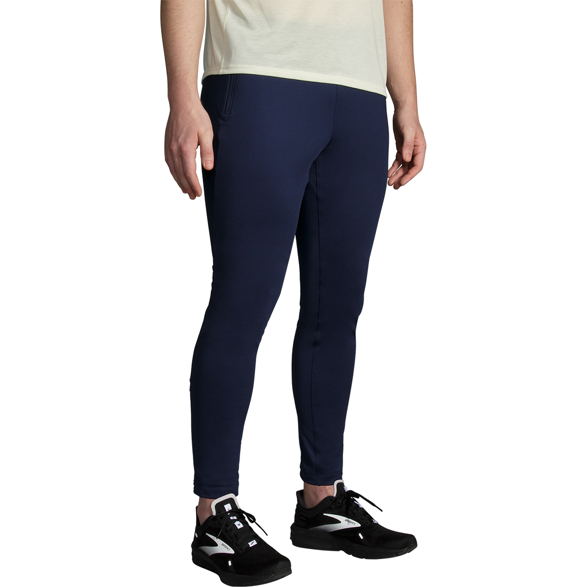 Brooks Spartan Pant — Black — Size Medium — Front View