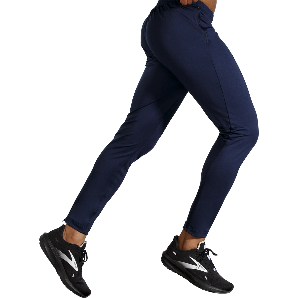 Brooks Spartan Pant — Black — Size Medium — Side View