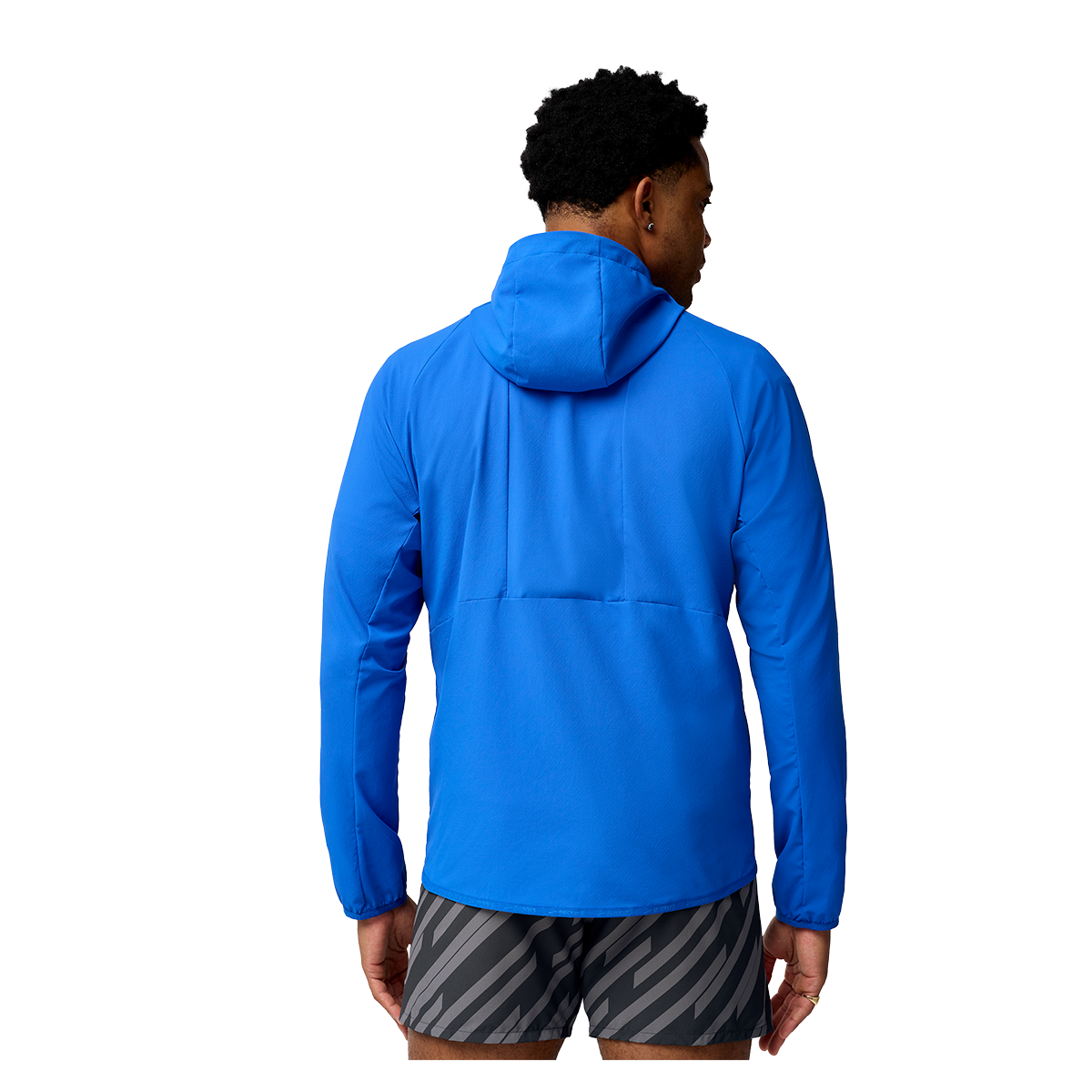 Brooks Canopy Jacket — Grey Skies - Autumnal - Dark Ocean — Size Small — Top View