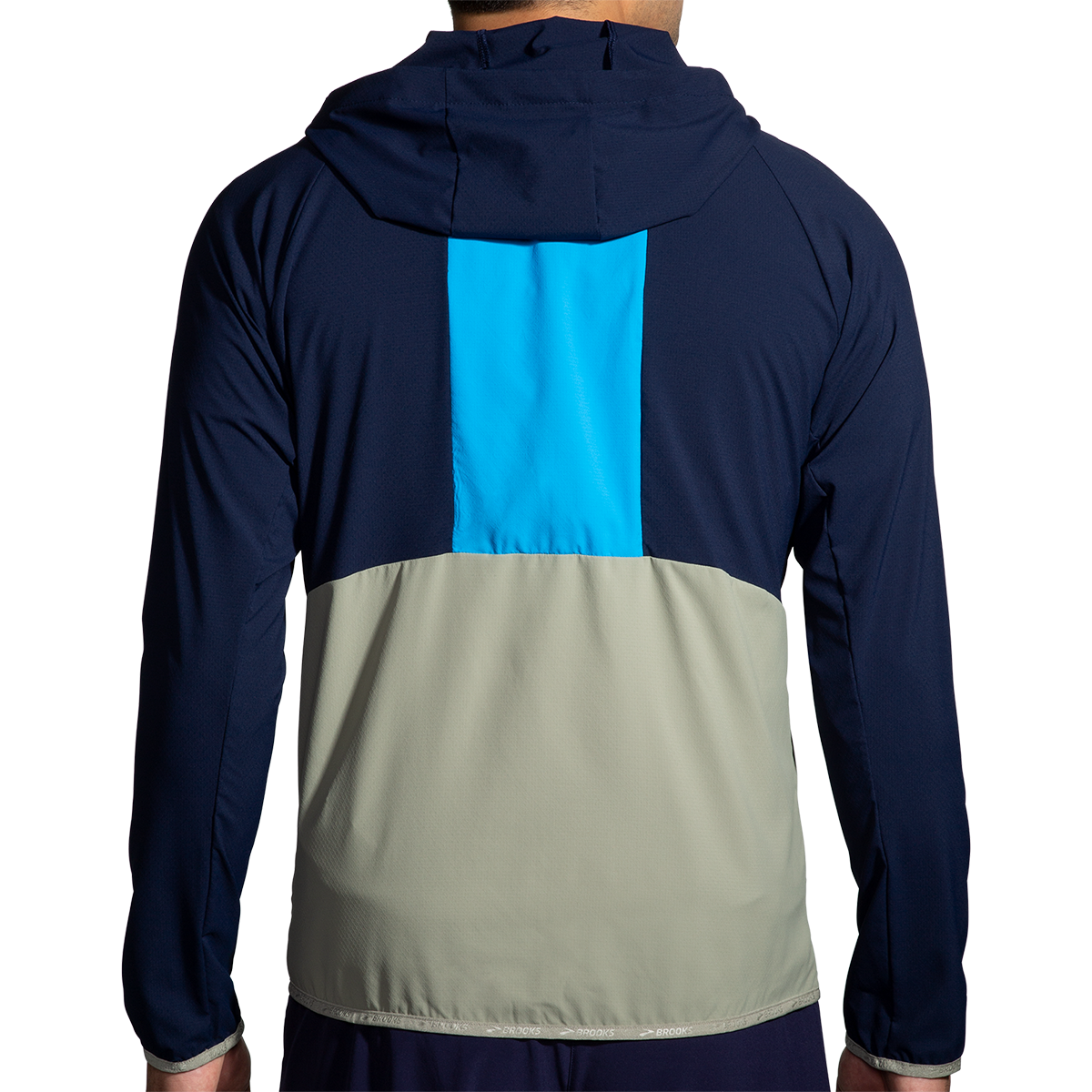 Brooks Canopy Jacket — Grey Skies - Autumnal - Dark Ocean — Size Small — Alternate View 19