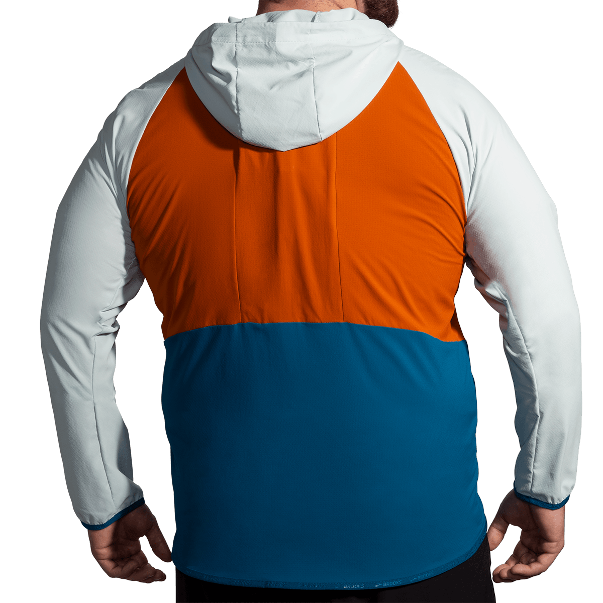 Brooks Canopy Jacket — Grey Skies - Autumnal - Dark Ocean — Size Small — Alternate View 13