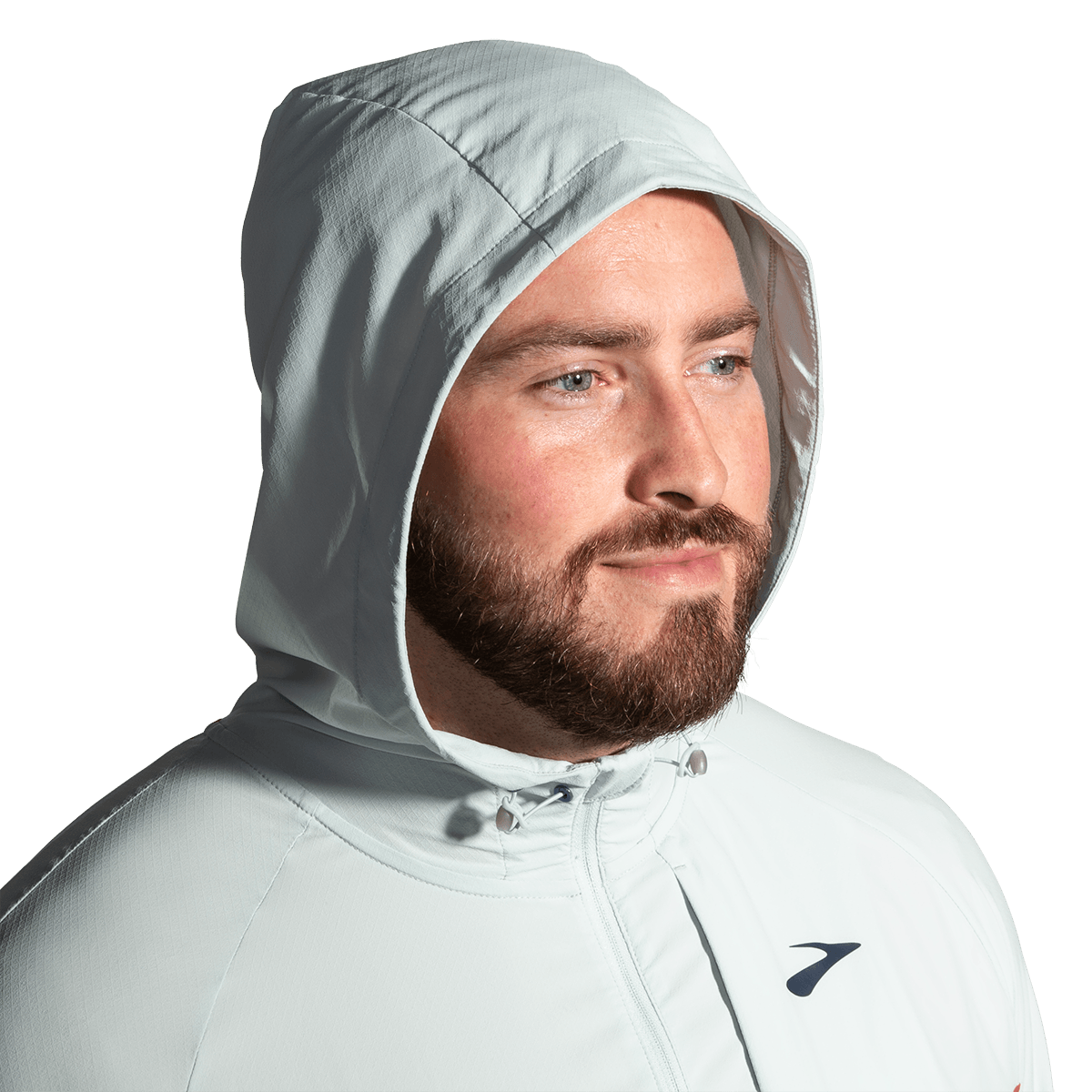 Brooks Canopy Jacket — Grey Skies - Autumnal - Dark Ocean — Size Small — Alternate View 14