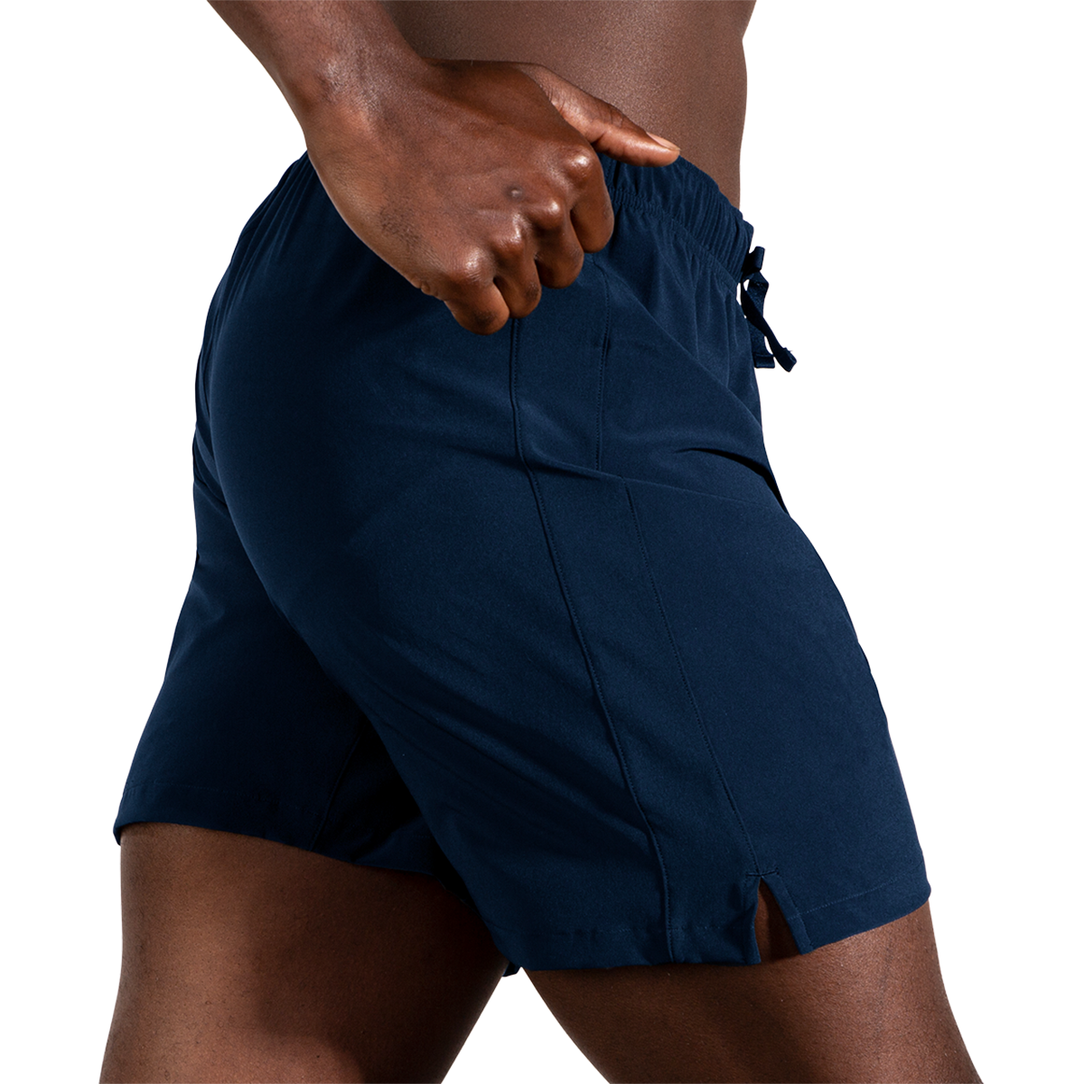 Brooks Moment 7" Short — Black — Size Medium — Detail View