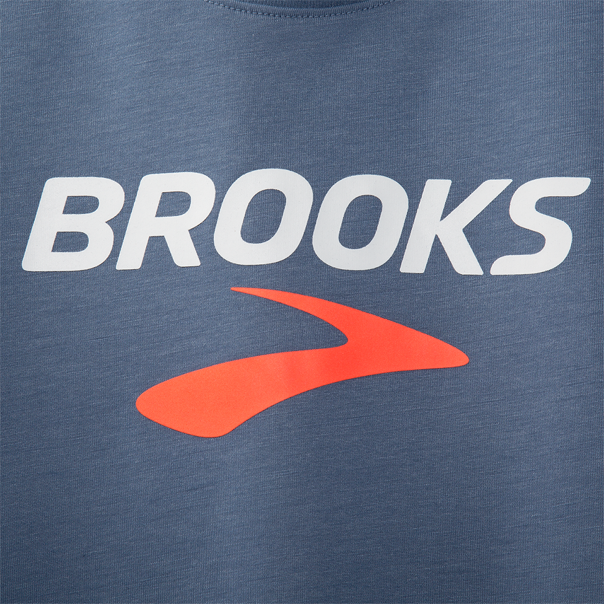 Brooks Distance Graphic Shortsleeve — Heather Ash - Run Happy Arch — Size Small — Alternate View 14