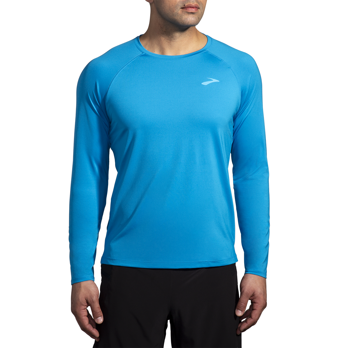 Brooks Atmosphere Longsleeve 2.0 — Cerulean — Size Small — Front View