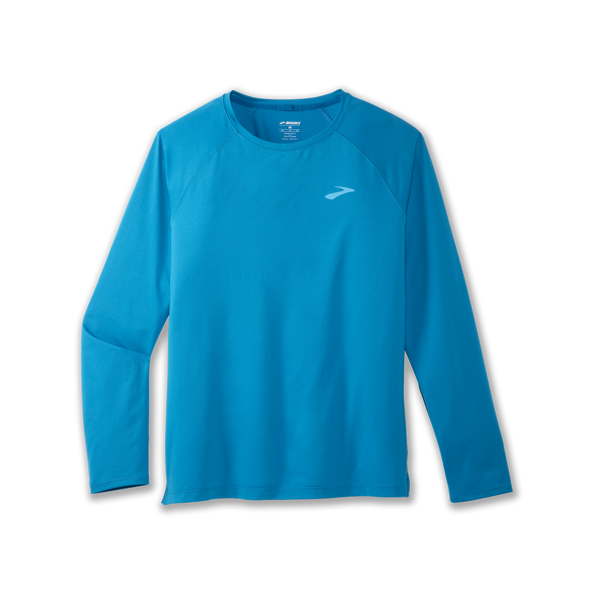 Brooks Atmosphere Longsleeve 2.0 — Cerulean — Size Small — Top View