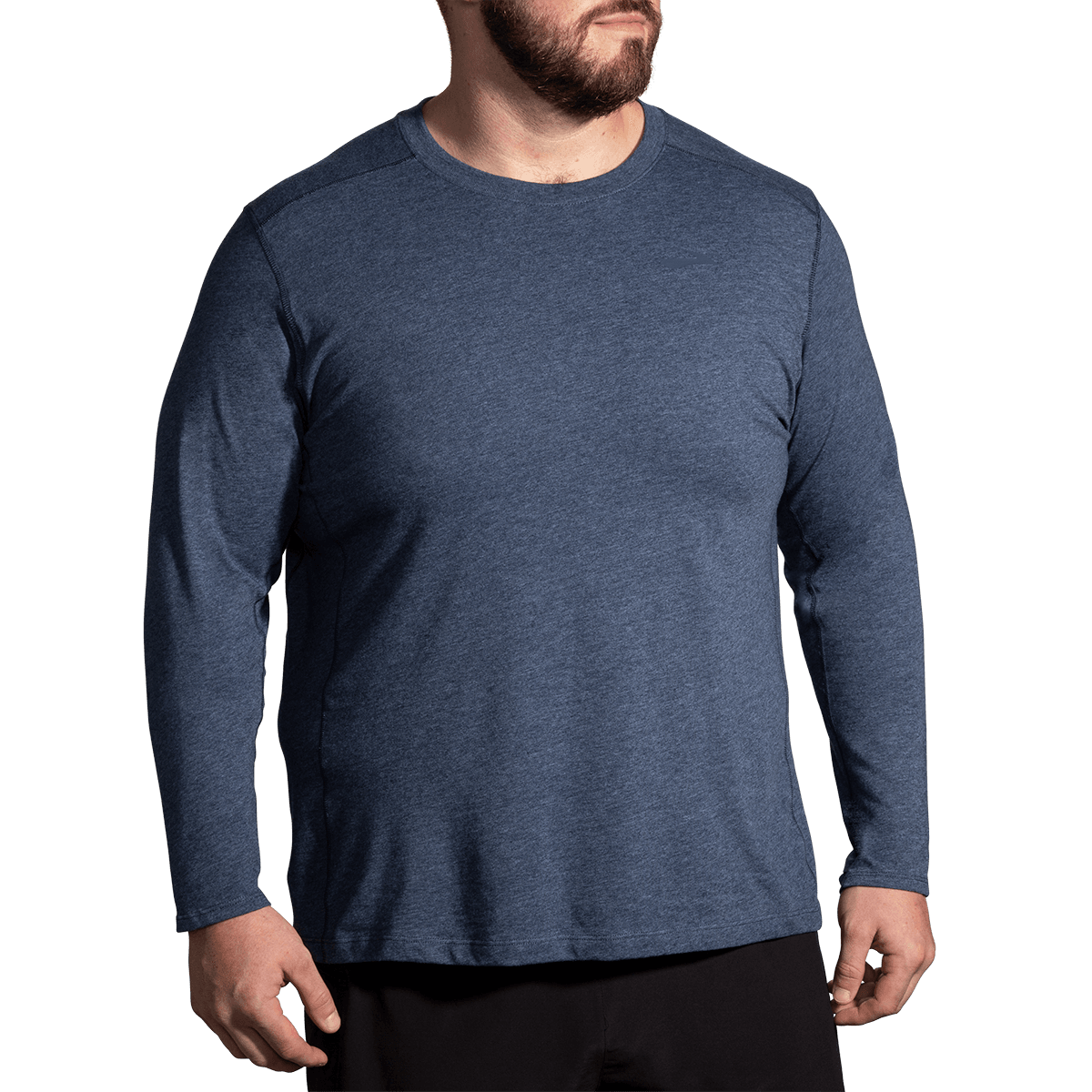 Brooks Distance 2.0 Longsleeve — Paprika - Trot Happy 23 — Size Small — Front View