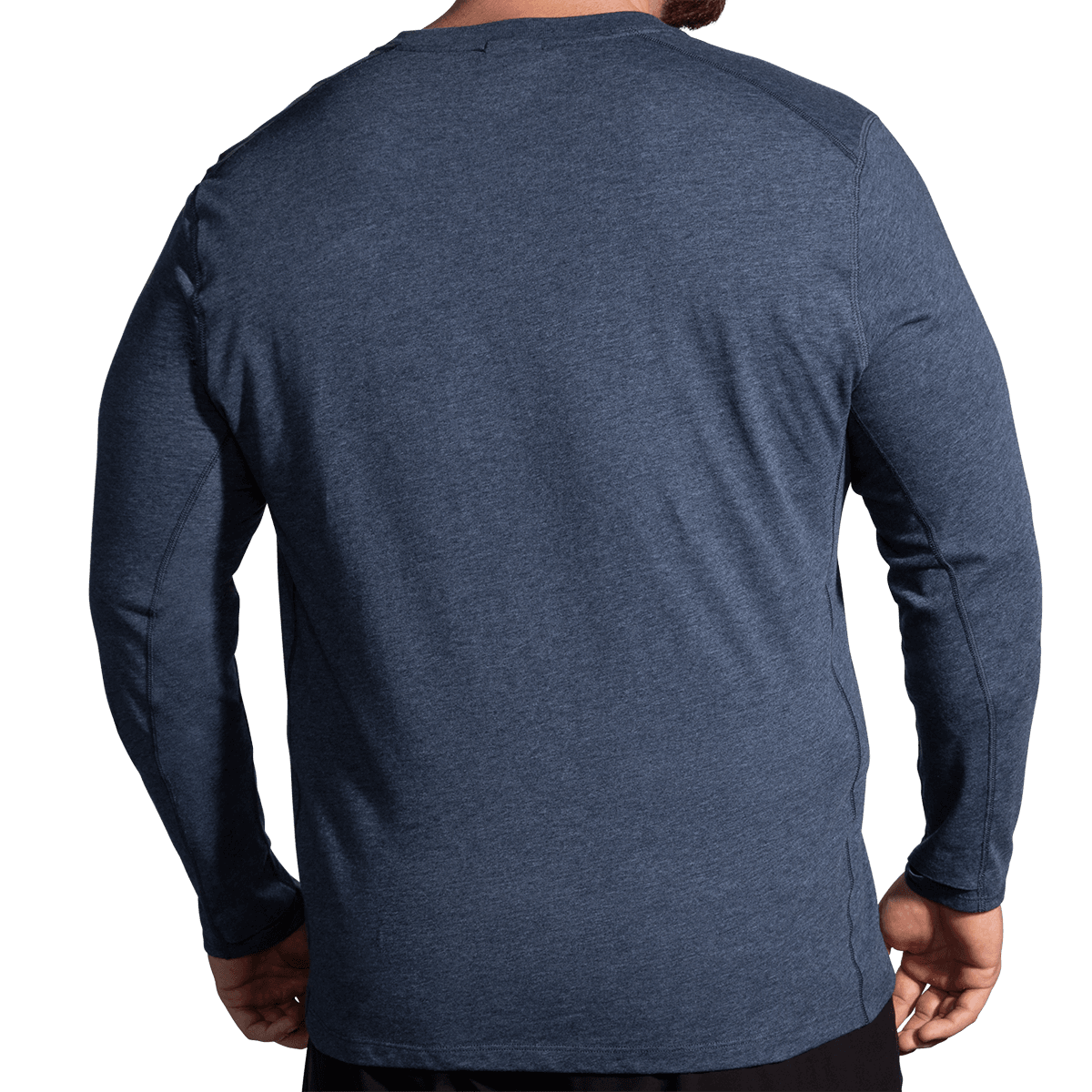 Brooks Distance 2.0 Longsleeve — Paprika - Trot Happy 23 — Size Small — Back View