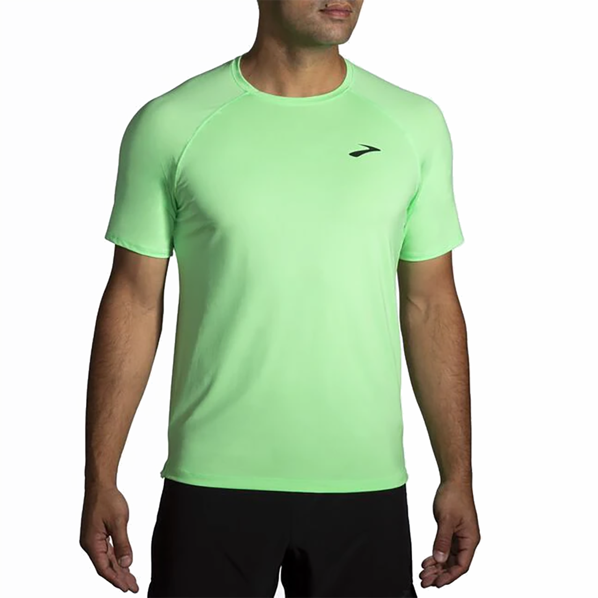 Brooks Atmosphere Short Sleeve 2.0 — Spring Break - Navy — Size Small — Detail View