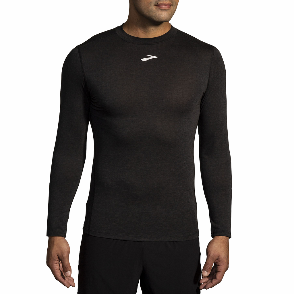 Brooks High Point Long Sleeve — Black — Size Small — Front View