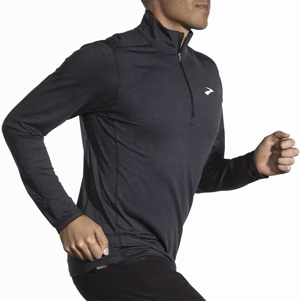Brooks Dash 1/2 Zip 2.0 — Heather Sage — Size Small — Alternate View 18