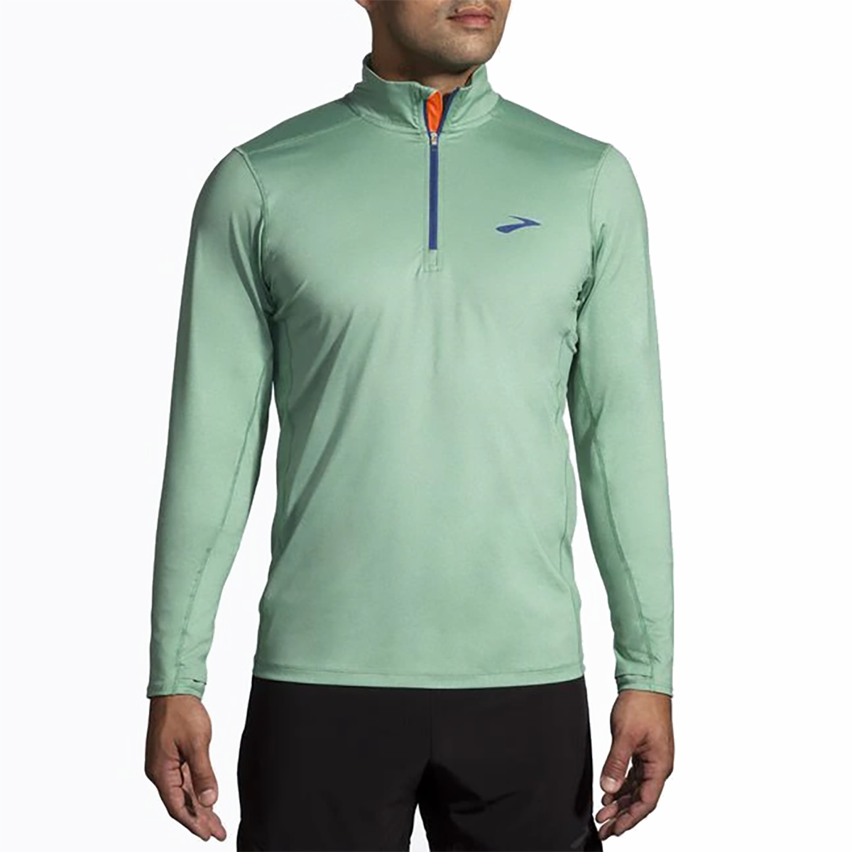Brooks Dash 1/2 Zip 2.0 — Heather Sage — Size Small — Alternate View 9