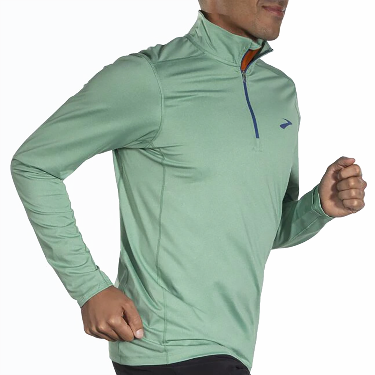 Brooks Dash 1/2 Zip 2.0 — Heather Sage — Size Small — Alternate View 10