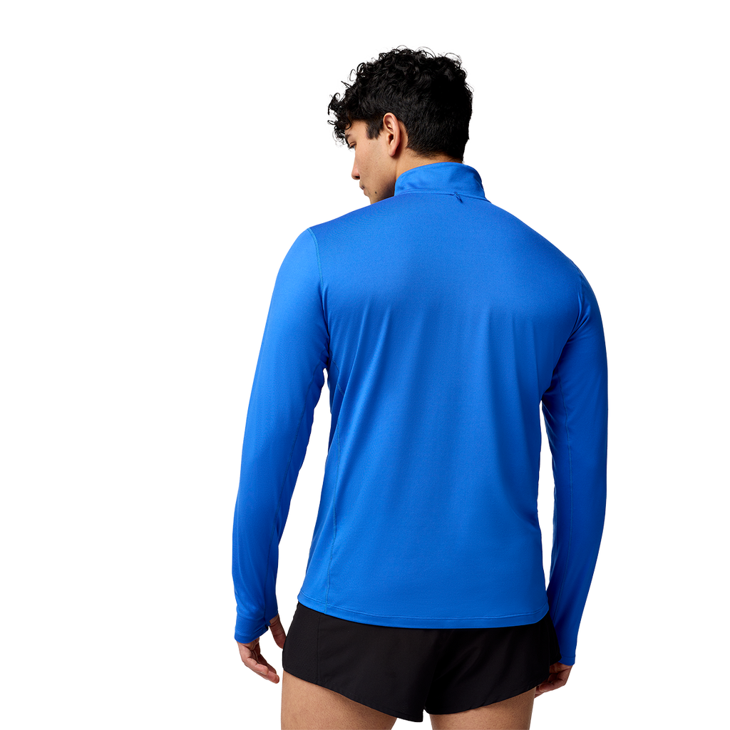 Brooks Dash 1/2 Zip 2.0 — Neo Blue — Size Small — Side View