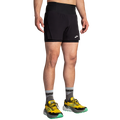 Brooks High Point 5" 2-in-1 Short 2.0 — Black — Size Small — Front View