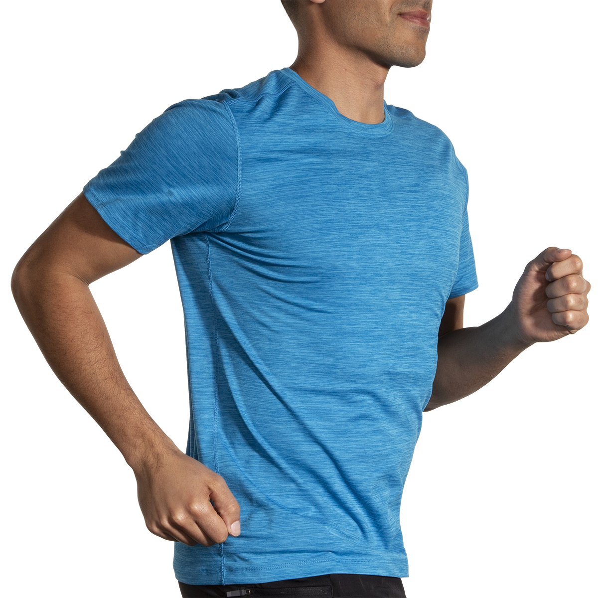 Brooks Luxe Shortsleeve — Heather Cosmic Crisp — Size XSmall — Alternate View 19