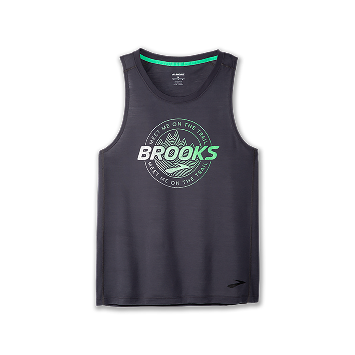 Brooks Distance Tank 3.0 — Heather Ash - BR Stack — Size Small — Alternate View 7