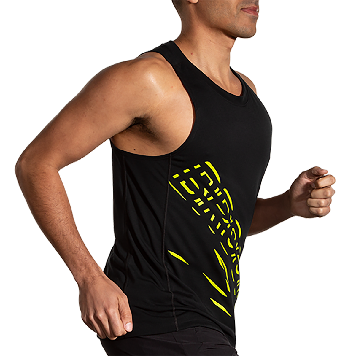 Brooks Distance Tank 3.0 — Heather Ash - BR Stack — Size Small — Alternate View 9