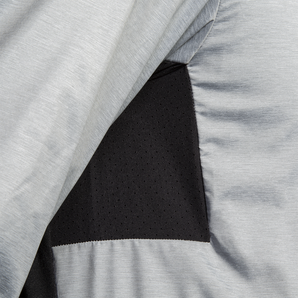 Brooks Fusion Hybrid Jacket 2.0 — Heather Ash - Black — Size Small — Lifestyle View